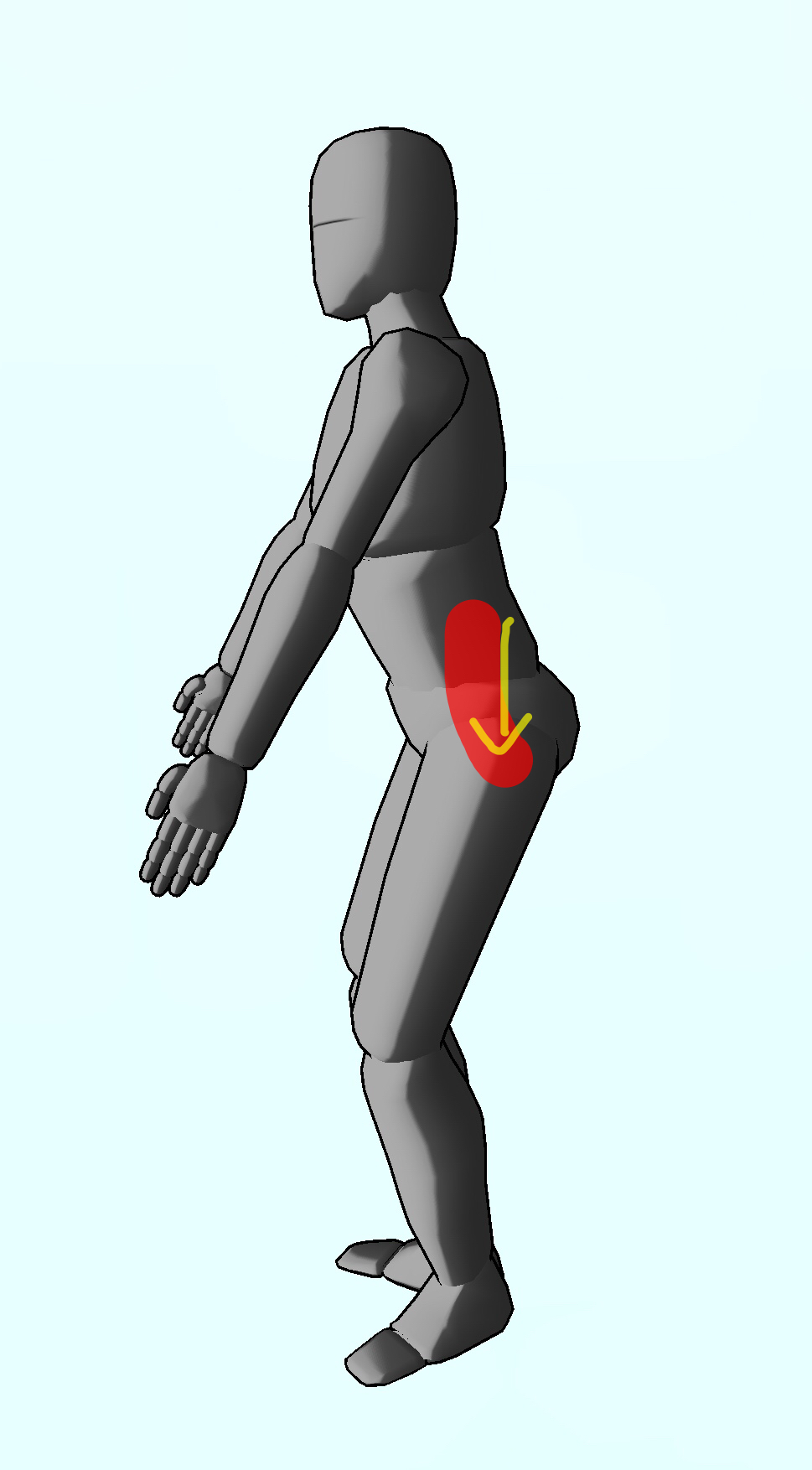 整体ストレッチ　腸腰筋１