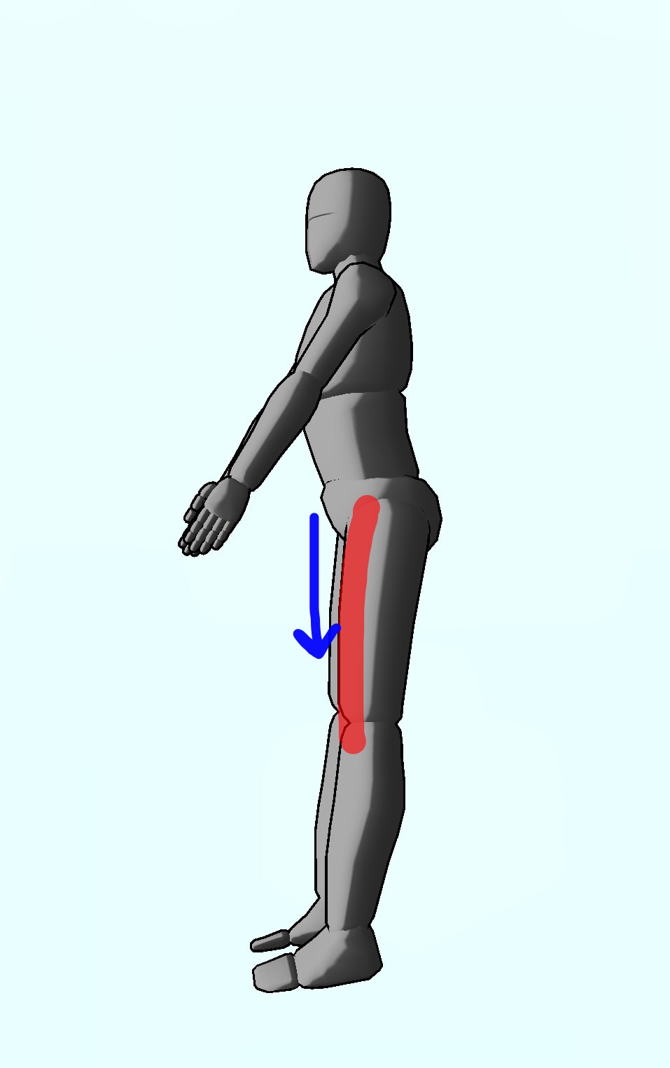 整体ストレッチ　大腿四頭筋４